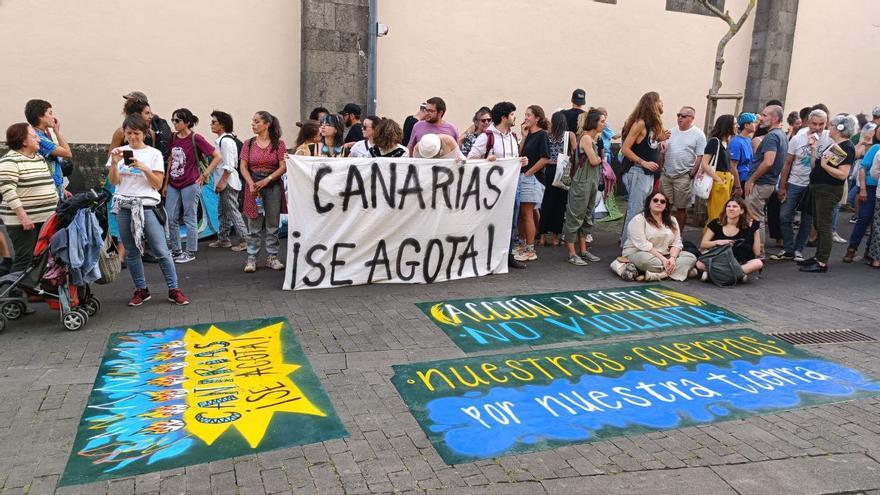 Momento de la manifestación