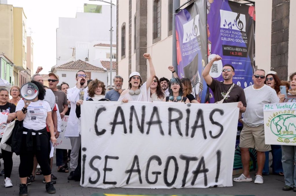 Momento de la manifestación